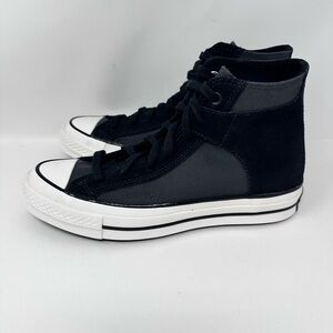 Converse Chuck 70 Crafted Canvas High Storm Wind Sneaker Black Gray Size 8